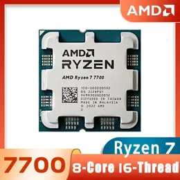 CPU Ryzen 7 7700 R7 38 GHz 8Core 16Thread Processore CPU 5NM L332M 100000000592 Socket AM5 Tary ma senza dispositivo di raffreddamento 231120