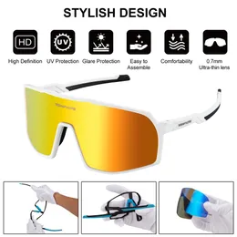 편광 스포츠 선글라스 남성 여성 자전거 안경 4 개의 교환 가능한 렌즈 UV 눈 보호 선글라스, 05