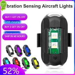 FPV RC DRONE LED FLASH LED Position Trådlöst ljus för RC Fix Wing Aircraft Aircraft Airplane Helicopter DIY Parts USB laddningskablar