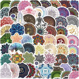 Araba Çıkartmaları 60 PCS Mandala Çiçek Çıkartma Budizm Yoga ITI DIY LAGE DRAGOUS SKYABOWAR MOTOSİK Bisiklet Bisiklet Damlası Teslimat A DHXTQ