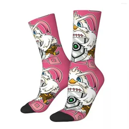 Herrstrumpor Funny Crazy Sock for Men Filo och Shield Hip Hop Vintage The Rising of Hero Happy Seamless Pattern Boys Crew