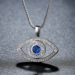 Classic Design Blue Evil Eye Pendant Necklace High Quality Jewelry for Women Gift