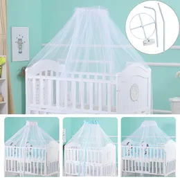 Crib Netting Universal Mosquito Crib Netting Baby Mosquito Net Stand Cradle Bed Mesh Canopy Holder Removable Portable Baby Bed Support Tent 230421