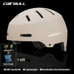 사이클링 헬멧 Cairbull Light BMX 헬멧 사이클링 스쿠터 스케이트 스케이트 스케이트 등반 자전거 헬멧 남성 Unisex Abseps CE 안전한 캡 자전거 액세서리 J230422