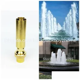 Vattenutrustning 3/4 1 1,5 Mässing Luftblended Bubbling Jet Fountain Nozles Spray Head For Garden Pond Drop Delivery Home Patio Law OTRQD