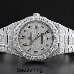 Ap Watch Hip Hop Diamond Watch Round Cut All Size Customize Vvs1 Handmade Diamond Watch for Mens Diamond Watch cy