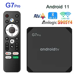 G7 Pro Smart TV Box Android 11 ATV Box 2GB 16GB S905Y4 4K HD 2.4GHz/5GHz Dual Wifi Set Top Box Media Player 4GB 32GB PK G7 mini