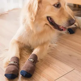 Dog Apparel Anti-Slip Socks Shoes For /Cold Pavement Protectors Big Dogs To Prevent Licking & Hardwood Floor Protection