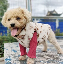 Hundekleidung Herbst doppelseitiger Mantel Fell Teddy Schnauzer Pomeranian Chihuahua Pet Fashion Brand Clothings