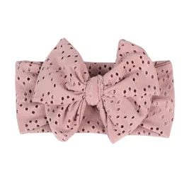 Baby Kids Girl Solid Color Handgjorda bowknots pannband