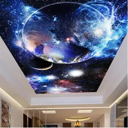 Custom 3d ceiling po mural Starry sky 3 d wallpaper for walls Living room bedroom 3d Ceiling Backdrop modern wallpaper2339