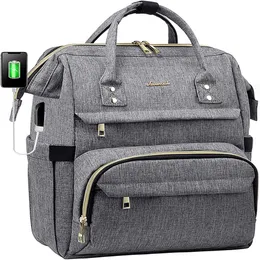 Outdoors packs Laptop Backpack for Women,Teacher Backpack Nurse Bags, 15.6 inch Womens Work Backpack Purse Waterproof Anti-Theft Travel Back
