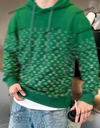 xinxinbuy män designer hoodie tröja bokstav gradient tryck långärmad kvinnor blå svart grön grå xs-xl