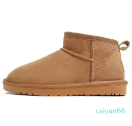 Fábrica quente clássico mini bota de neve popular botas de couro genuíno moda feminina manter quente pelúcia