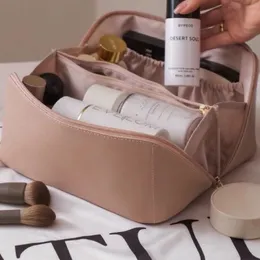 Bolsas de cosméticos Casos de maquiagem portátil de grande capacidade Bolsa de viagens para femininos Bola organizadora Kit de beleza multifuncional Kit de beleza Presentes 230421