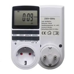 Timers Ketotek Electronic Digital Switch UE FR BR BL Kitchen Outlet 230V 50 Hz 7 dni 12/24 godziny programowalne Gniazdo czasu 230422