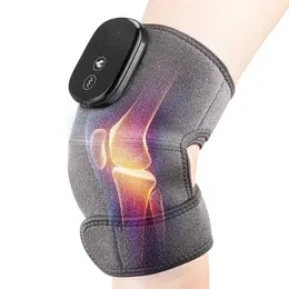 Leg Massagers Thermal Knee Massager Electric Wireless Joint Elbow Heating Vibration Massage Arthritis Therapy Pain Relief Pad Support 231121