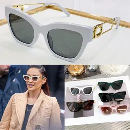 Letter Link Light Cat Eye Sunglasses Ultra Light Oval Acetate Frame Metal Hollow Legs Letter Signature on temples Z1850 Elegant Ladies Gradient Eyeglasses