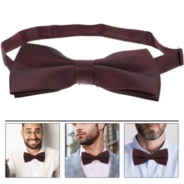 Bow Ties Düğün Partisi Erkekler Ayarlanabilir Uzunluk Kostüm Borçuk Takım Mens Önerdi Kırmızı