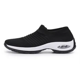 Walking shoes New Women is Men is Sport Cushion Sneakers Breathable Mesh Walking Slip-On Running Shoes US Size 4.5-10
