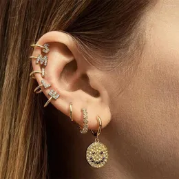 Brincos de backs Brincos Ear manguito para mulheres pendientes Aretas de Mujer Fake piercing Jewelry Acessórios 26 letras shinestone oorbellen