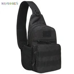 Pakiety na świeżym powietrzu BadPiggies Outdoor Tactical Backpack Sning Torka na ramię