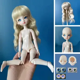 Bambole fai da te 30 cm bambola per trucco fatta a mano multi articolare mobile 1/6 Bjd con 3 paia di occhi per bambini giocattolo per ragazze regalo di compleanno 231122
