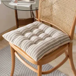 Kudde/dekorativ fyrkantig stol kudde mjuk bomullsfyllning utomhus uteplats baksida kudde matstolar pad hösten vinterstol tillbehör R231117