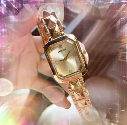 Luxury Women Square Corner Dial Watches Small Designer Popular Stainless Steel Band Quartz Movement Ceramic Clock wholesale female gifts wristwatch