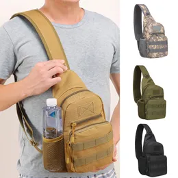 Pakiety na świeżym powietrzu Mężczyźni plecak procowy pakiet klatki piersiowej torba na ramię