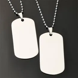 Lege RVS Pet ID Tags Gepersonaliseerde Dog Tags Cat Tags Gegraveerd Front Back Bone Round Heart Shield Rechthoek Bbhaa