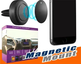 Auto -montage Air Vent Magnetic Universal Car Mount Phone Holder voor iPhone 6 6s One Step Montaining versterkte magneet eenvoudiger Safer Driv1742079
