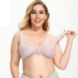 BRAS V 2st Plus Size Bras för kvinnor Tryck på framstängning Sömlös BH 230421