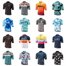 2019 Morvelo Team Cycling Short Sleeves Jersey Summer Shirt 자전거 의류 높은 성능 상단 배송 U51322224M