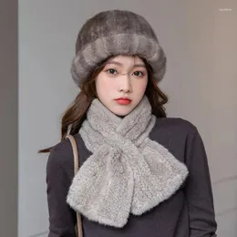 Bérets Mode Femmes Chapeau Hiver Premium Sens Épais Chaud Décontracté Coréen Véritable Tendance Pêcheur 2023