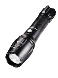 懐中電灯トーチブラックアウトドアポータブル充電式ナイトライトラッシュタクティカルコンボイリナース照明Bi50fl