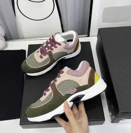 Sandals Luxury Designer Running Shoes Channel Sneakers Women Lace-Up Sports Shoe Casual Trainers Classic Sneaker Woman Ccity ghhgfgd 908ess