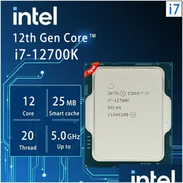 Cpus Intel Core I712700K I7 12700K 36 Ghz Tweecore Twentythread Processador Cpu 10Nm L325M 125W Lga 1700 Mas sem ventilador 231120 Drop Del Dhm0G