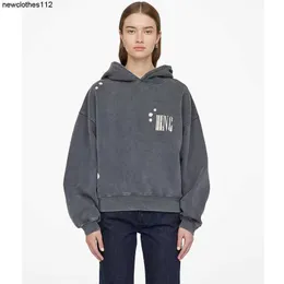 Anine Bing Women Hoodie Classic Letter Print Sweatshirt Hooded Fashion Pullover Washed Loose Hoodies Cheap Sale Tops Quality