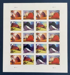 US-FLAGGE Briefmarken Scheunen-Postkarte TAG Party-Postversorgung Erstklassiger Preis Booklet Umschlagblatt Briefe Postkarte 100 Stück tn