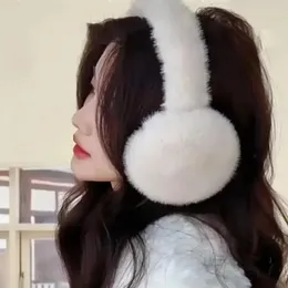 Ear Muffs bekväma och fashionabla vinter unisex fluffiga öronmuffs mjuk fast färg lämplig för vandring 231122