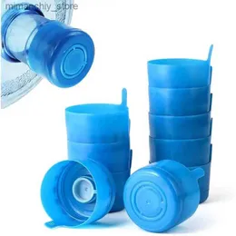 Garrafa de água 5pcs 55mm Bott de água Snap On Cap Replacementnt 3 e 5 galões Non-Spill Water Jar Caps Rsab Non Spill Caps Anti Splash Peel Q231122