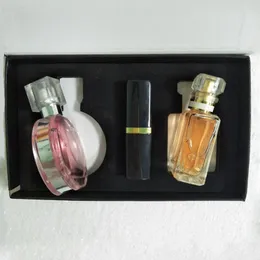 Zestaw makijażu Matte Lipstick 15 ml Perfumy 3 w 1 Zestaw kosmetyczny dla kobiet Perfumy Perfumy