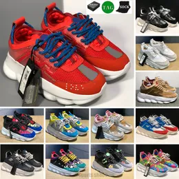 Casual Shoes Italy Top 1 Quality Chain Reaction Wild Jewels Chain Link Trainer Sneakers size EU OG designer Shoes