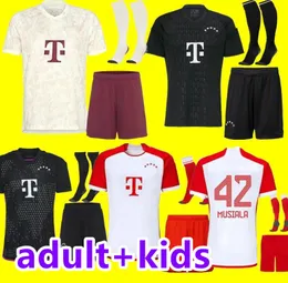 23 24 24 Gorezka Kane Soccer Jerseys Sane Kimmich Musiala Davies Oktoberfest koszule 50th de Ligt Coman Laimer Bayerns Monachent GaBry 2023 2024 Zestaw dla dorosłych Kids Equipent Equipent