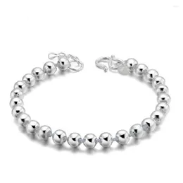 Strand 2023 Fashion Bohemia Style Silver Color Bracelets & Bangles For Women With 28 Balls Pulseras Mujer Hombre Erkek Bileklik