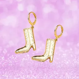 Dangle Earrings Y2K Jewelry Metal Boots Shoes For Women Vintage Fashion Punk Harajuku Charm 90s Aesthetic Gifts 2023