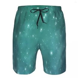 Pantalones cortos para hombres Traje de baño de secado rápido Tablero de playa corto para hombre Sky Full Stars Tronco de natación