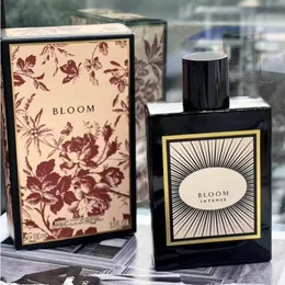 Perfume feminino de marca quente 100ml Bloom intenso EDP névoa corporal spray aromático parfum para senhora