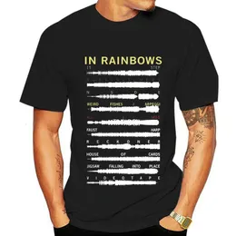 Męskie koszulki Radiohead - In Rainbows - Sound Wave T Shirt Radiohead OK komputer Oknotok Soundwave Wave Album muzyka Alternatywa 230422